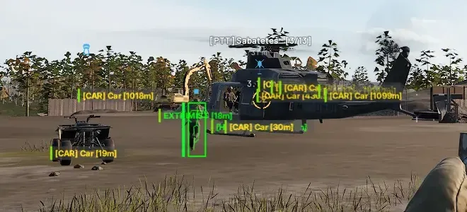 Vehicle ESP with distance tags